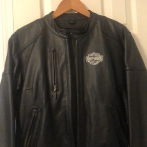 Harley-Davidson Midnight Black Leather Jacket